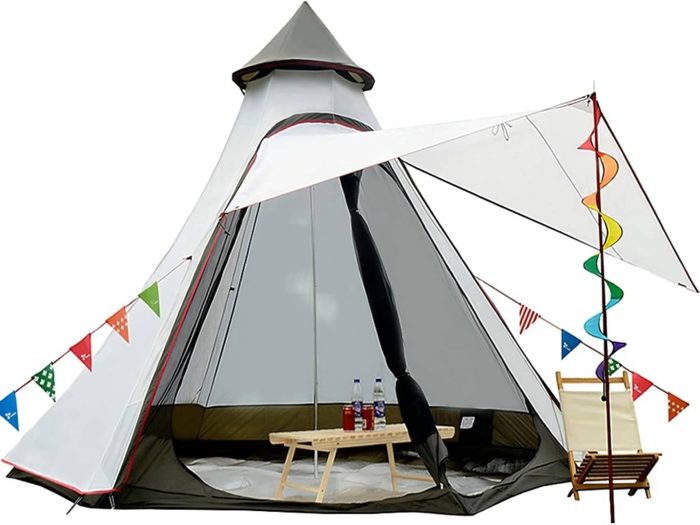12'x10'x8'Dome Camping Tent 5-6 Person 4 Season Double Layers Waterproof Anti-UV Windproof Tents Family Outdoor Camping Tent - Image 1